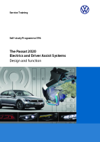 VW - SSP 596_The Passat 2020 - Electrics and Driver Assist Systems - Self Study Programme 